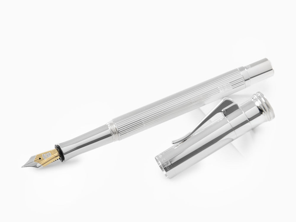 Graf von Faber-Castell Classic Fountain Pen, Silver .925, 148570