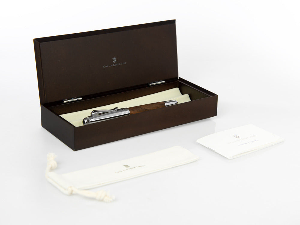 Graf von Faber-Castell Magnum Fountain Pen, Walnut wood, 156380