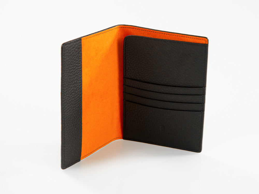 Graf von Faber-Castell Cashmere Passport Case, Calfskin Leather, Black, G118706