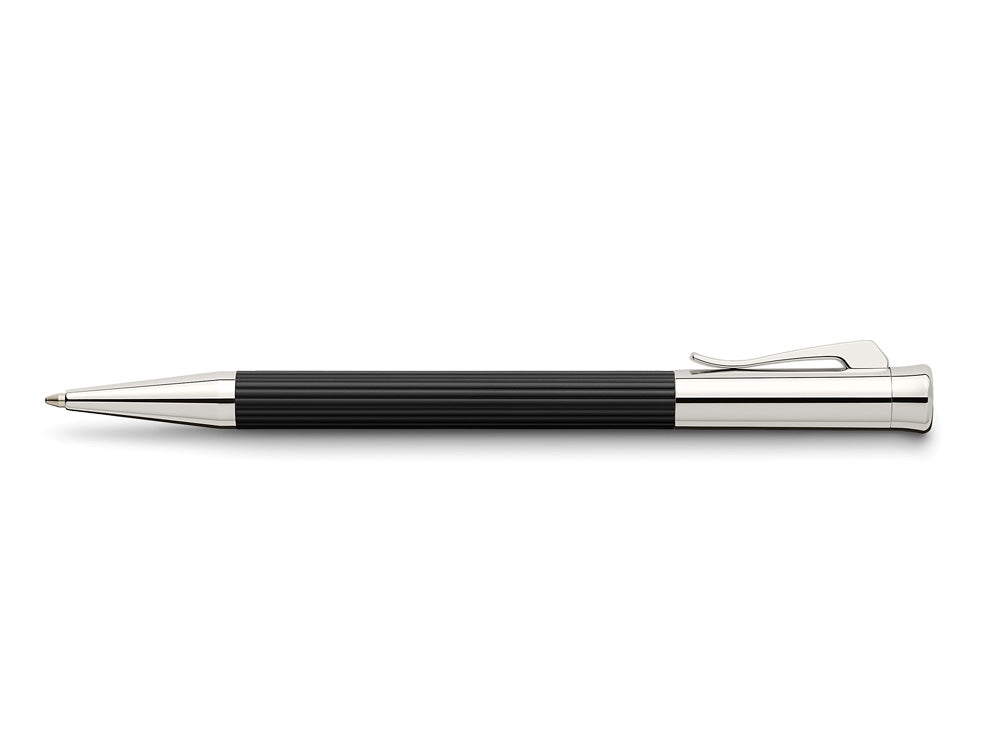 Graf von Faber-Castell Tamitio Ballpoint pen, Metal, Ribbed, Black, 141580