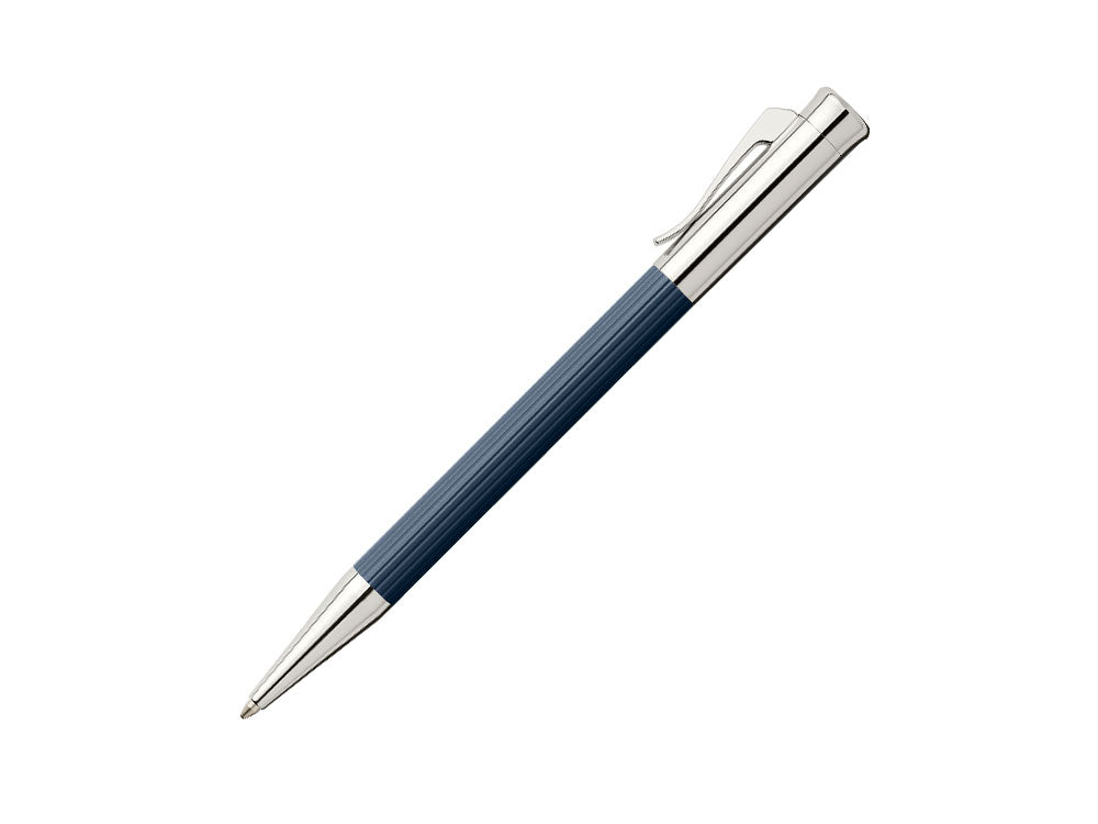 Graf von Faber-Castell Tamitio Ballpoint pen, Metal, Ribbed, Navy Blue, 141583