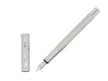 Graf von Faber-Castell Guilloche Fountain Pen, Rhodium trim, 146590