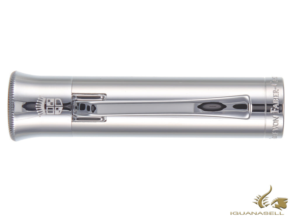 Graf von Faber-Castell Guilloche India Red Fountain Pen, Precious resine