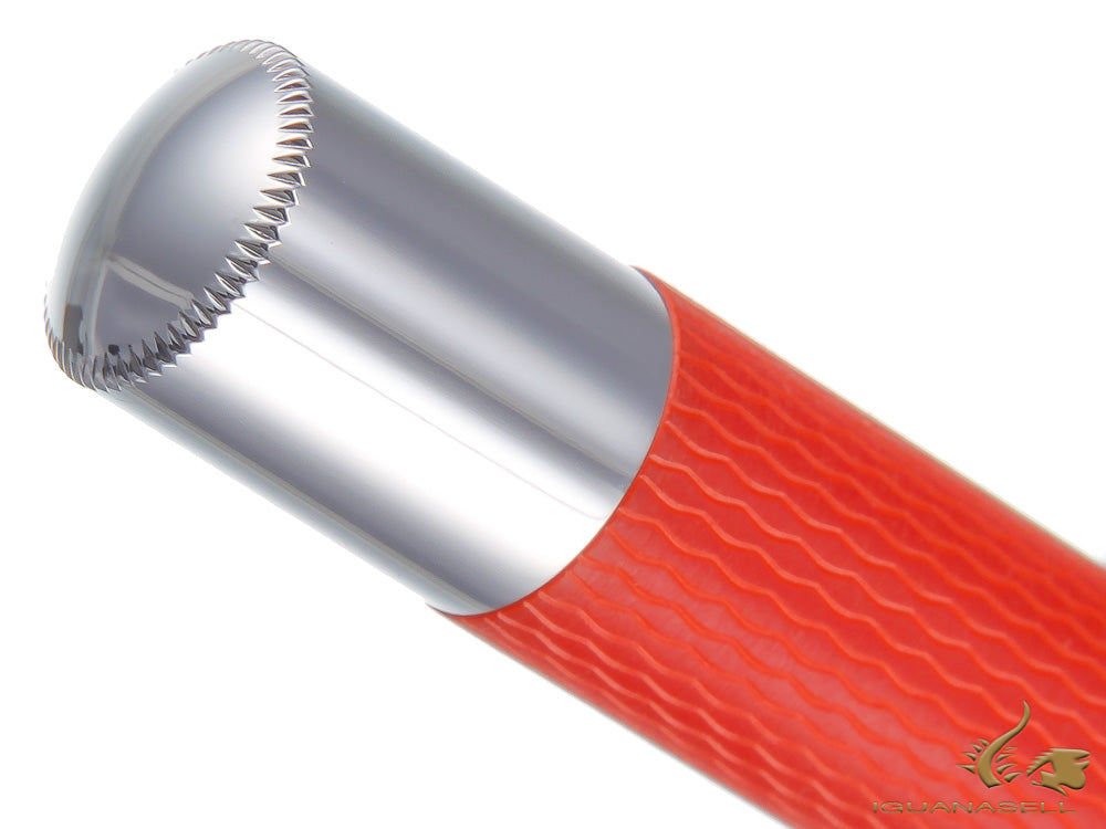 Graf von Faber-Castell Guilloche India Red Fountain Pen, Precious resine