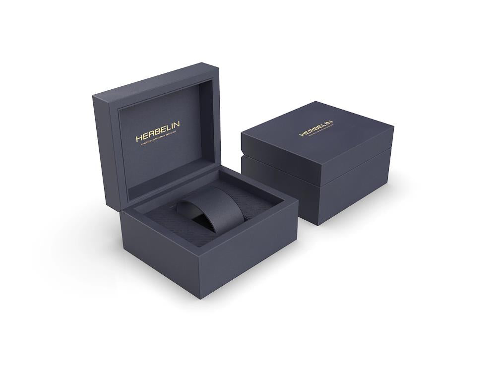 Herbelin Newport Quartz Watch, Pearl, 35 mm, Steel bracelet, 14288B19