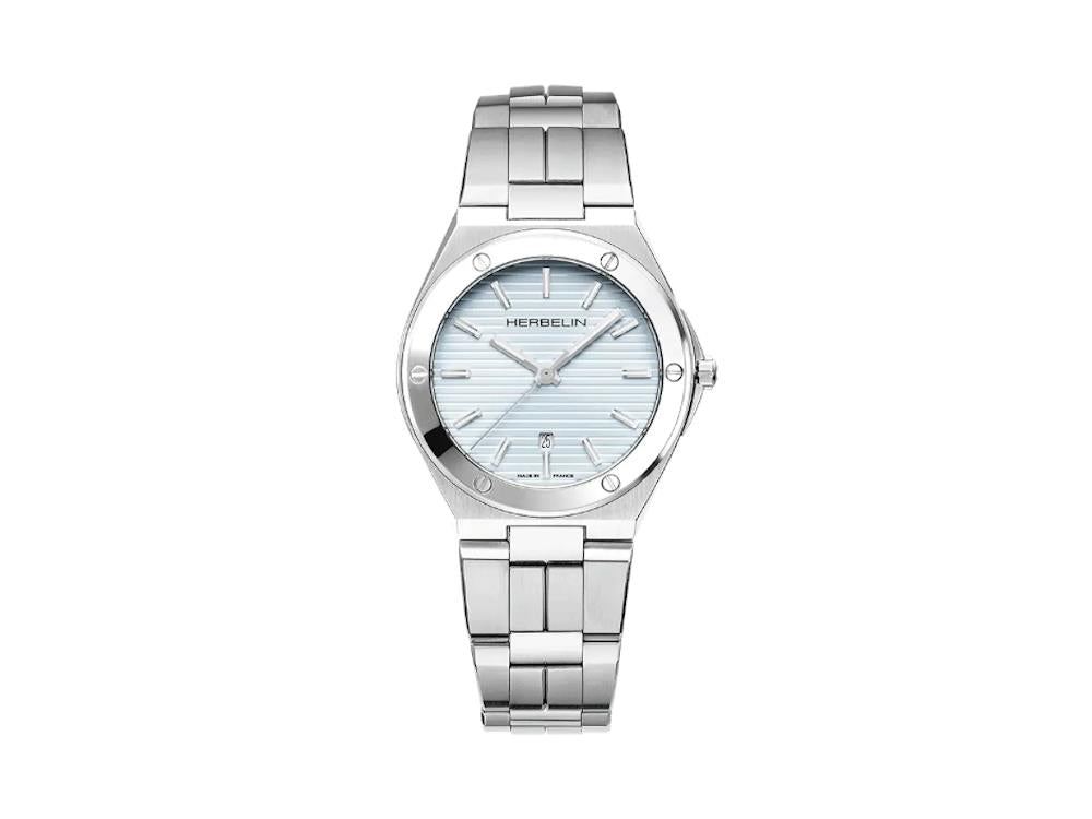 Herbelin Cap Camarat Quartz Watch, Stainless Steel 316L, Blue, 33 mm,14545B2