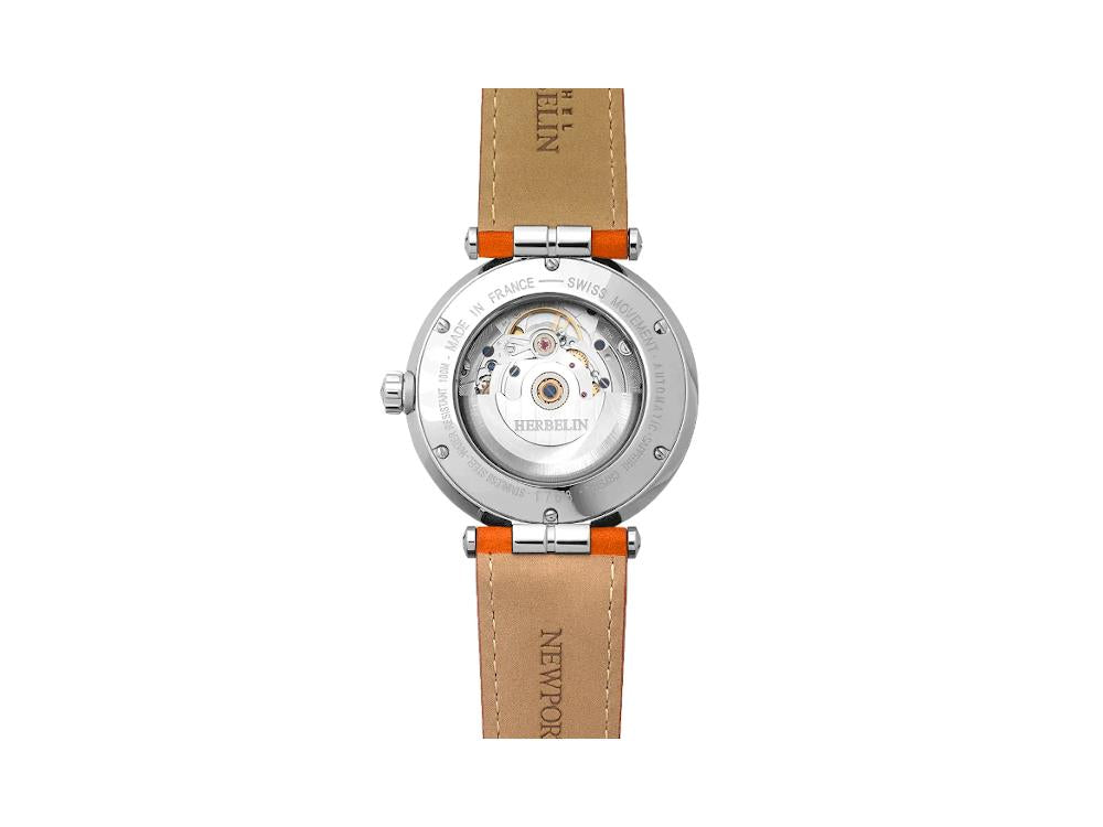 Herbelin Newport Automatic Watch, Blue, 42 mm, Day, 1768A15GD