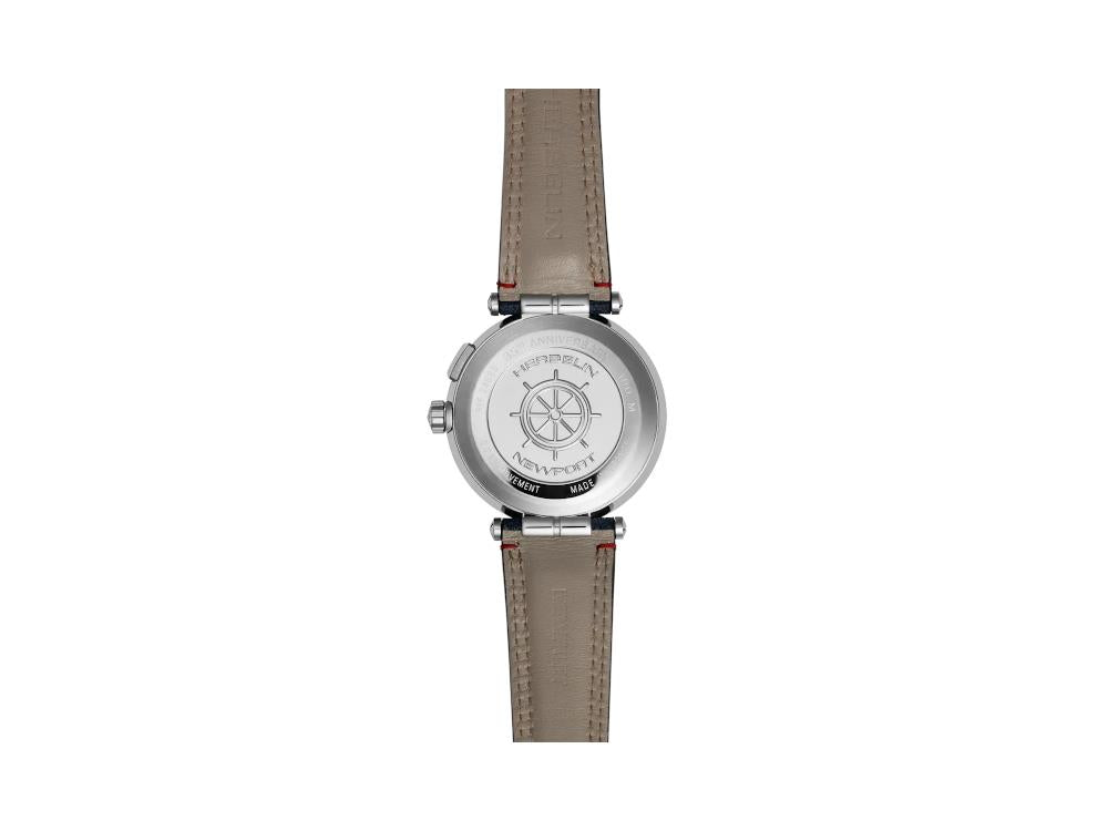 Herbelin Newport Maréographe Quartz Watch, Blue, 43 mm, 24688A15