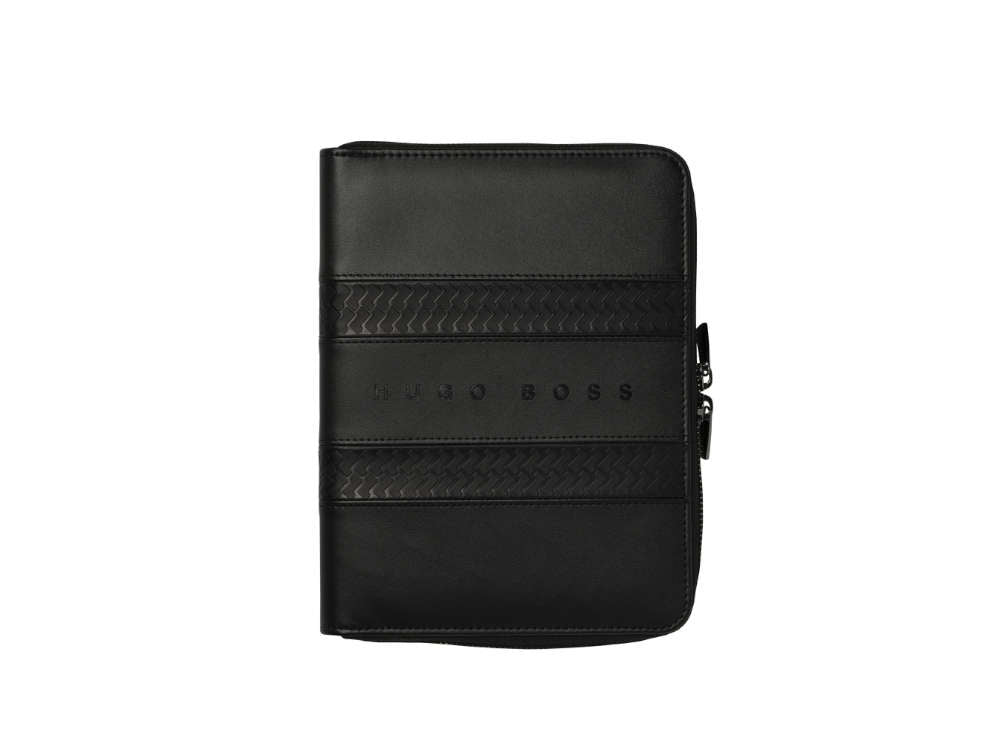 Set Hugo Boss Pure Tire Rollerball pen, Conference folder A5, Black, HPMR902