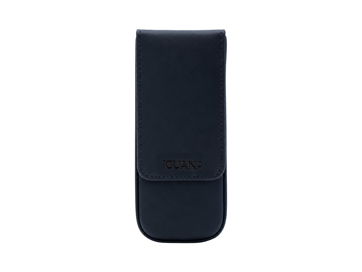 Iguana Pen Case Black for 3 writing items, PEN-CASE-BLACK-3
