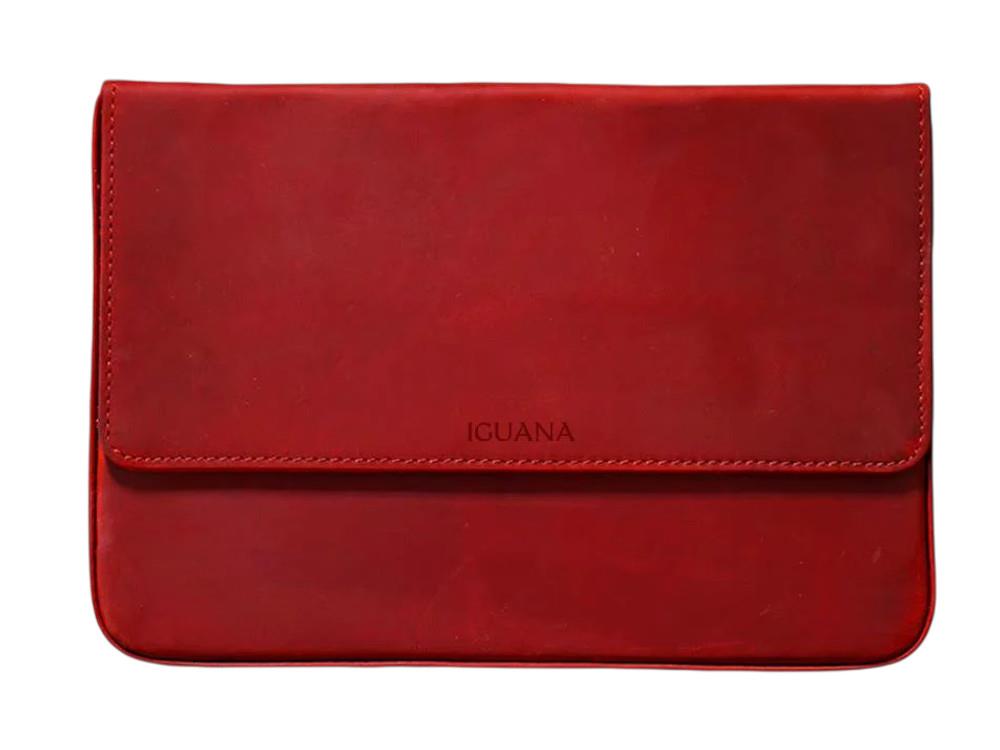 Iguana Pen Case Red, 12 Writing Items