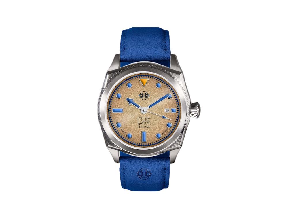 Indie Watch Zillertal Automatic Watch, Brown, 40 mm, 163K