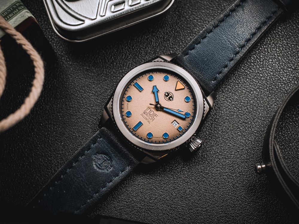 Indie Watch Zillertal Automatic Watch, Brown, 40 mm, 163K