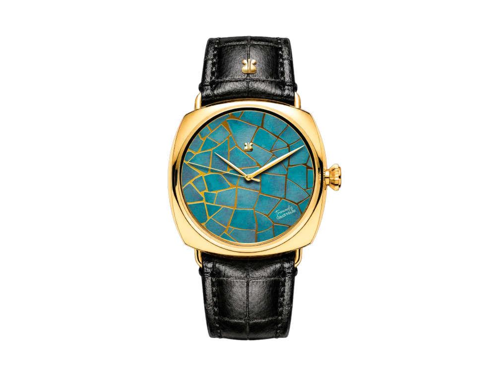 Indie Watch Trencadís Aguamarina Automatic Watch, 44 mm, TRDISAGM01