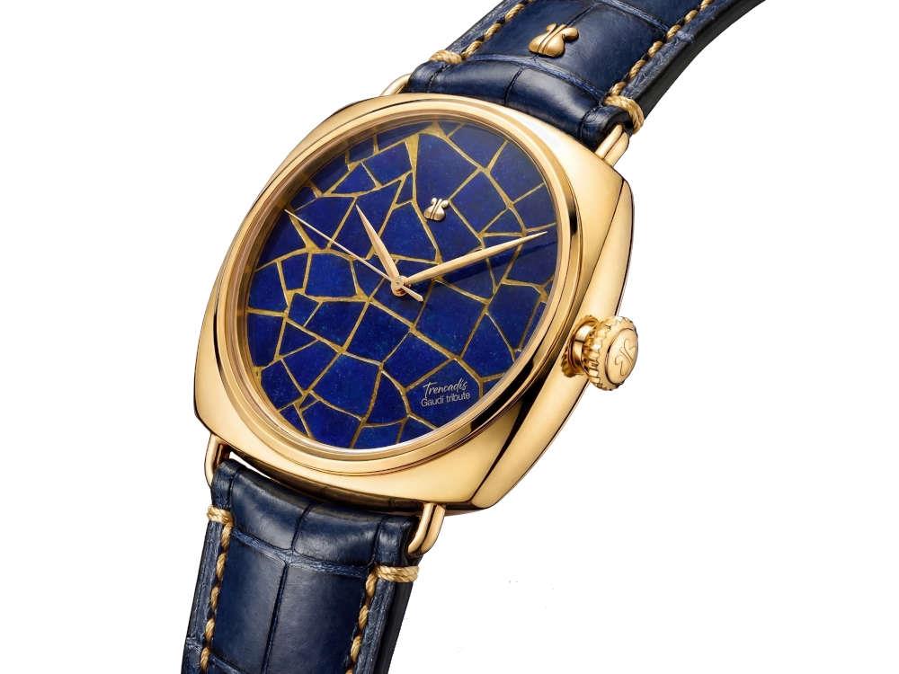 Indie Watch Trencadís Lapislázuli Automatic Watch, Blue, 44 mm, TRDISLAP01