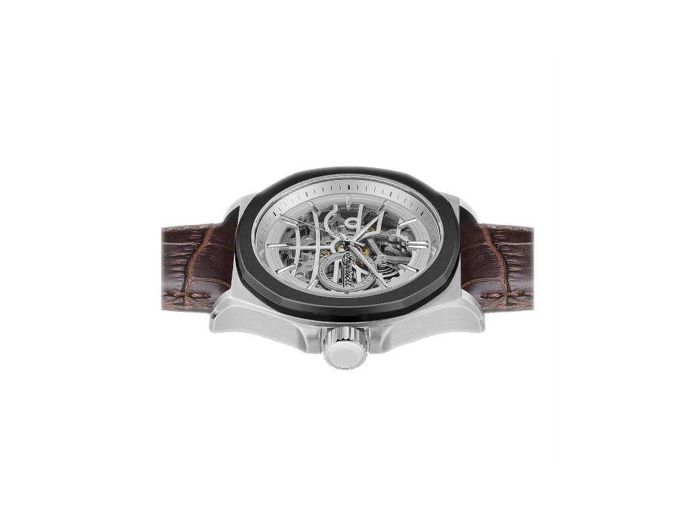 Ingersoll 1892 Orville Automatic Watch, 46 mm, White, Leather strap, I09307