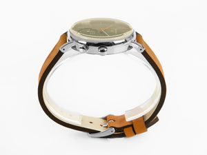 Bauhaus Quartz Watch, Green, 41 mm, Day, 2112-4