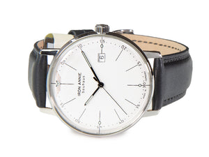 Iron Annie Bauhaus Quartz Watch, White, 40 mm, Day, 5044-1