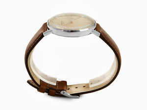 Iron Annie Bauhaus Quartz Watch, Beige, 40 mm, Day, 5044-5
