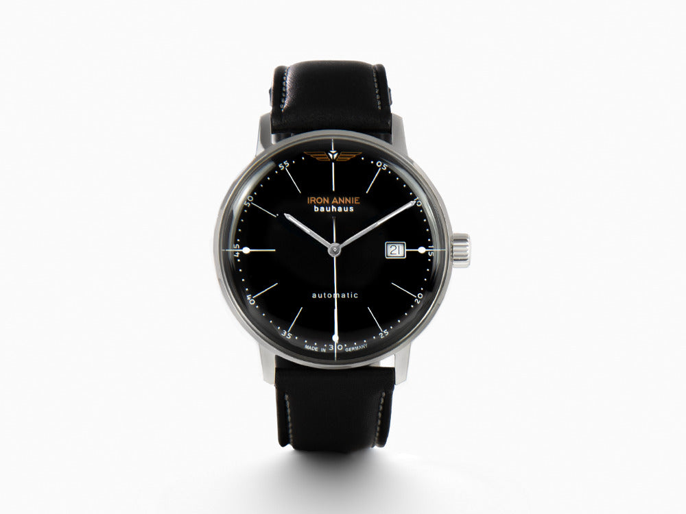 Iron Annie Bauhaus Automatic Watch, Black, 40 mm, Day, 5050-2