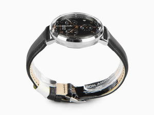 Iron Annie Bauhaus Quartz Watch, Black, 41 mm, Chronograph, Day, 5096-2