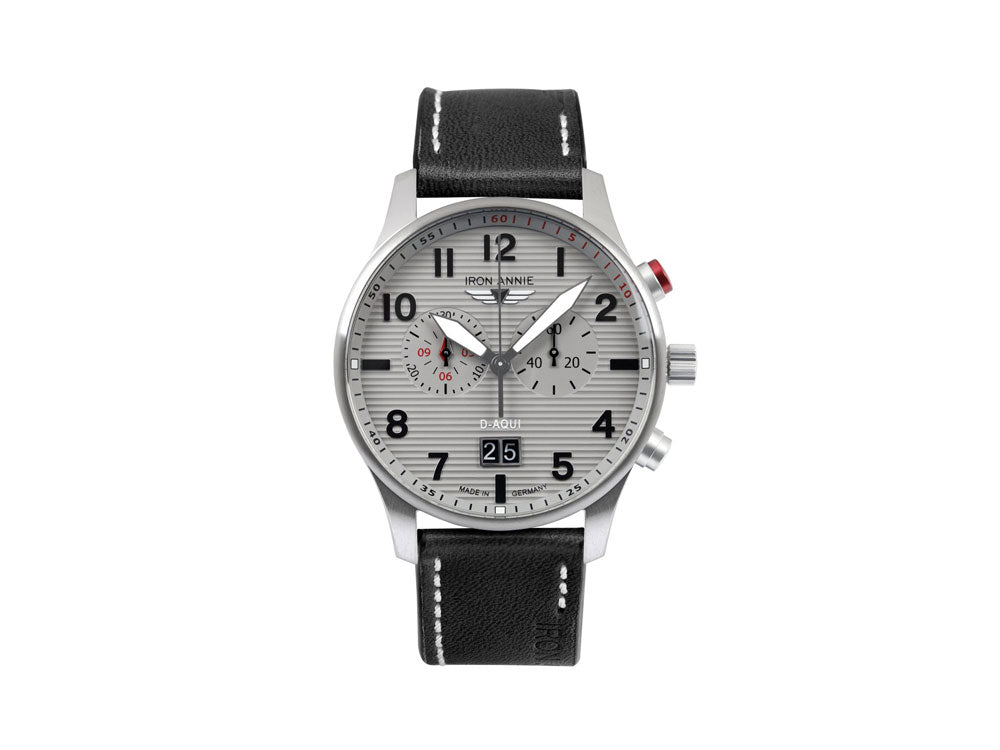 Iron Annie D-Aqui Quartz Watch, Grey, 42 mm, Chronograph, Day, 5686-4