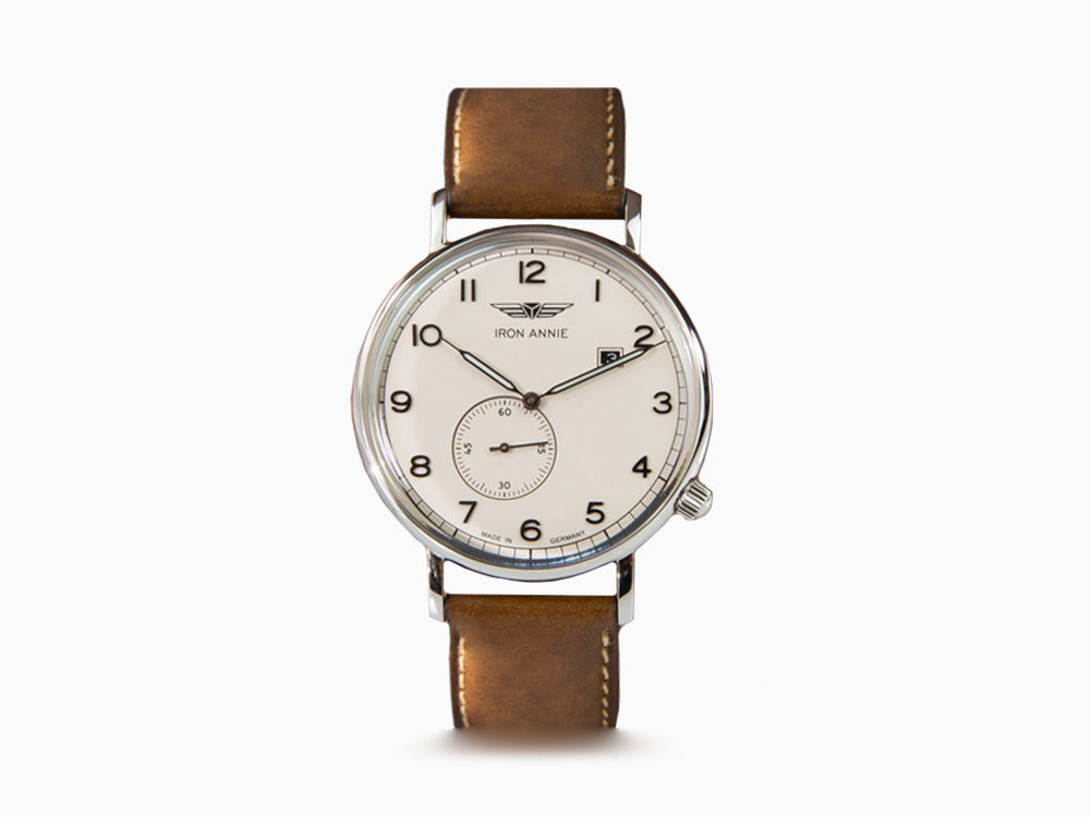 Iron Annie Amazonas Impression Quartz Watch, Beige, 41 mm, Date, 5934-5