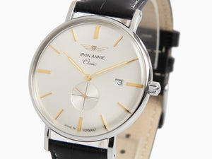 Iron Annie Classic Quartz Watch, Silver, 41 mm, Day, Mineral K1, 5938-4