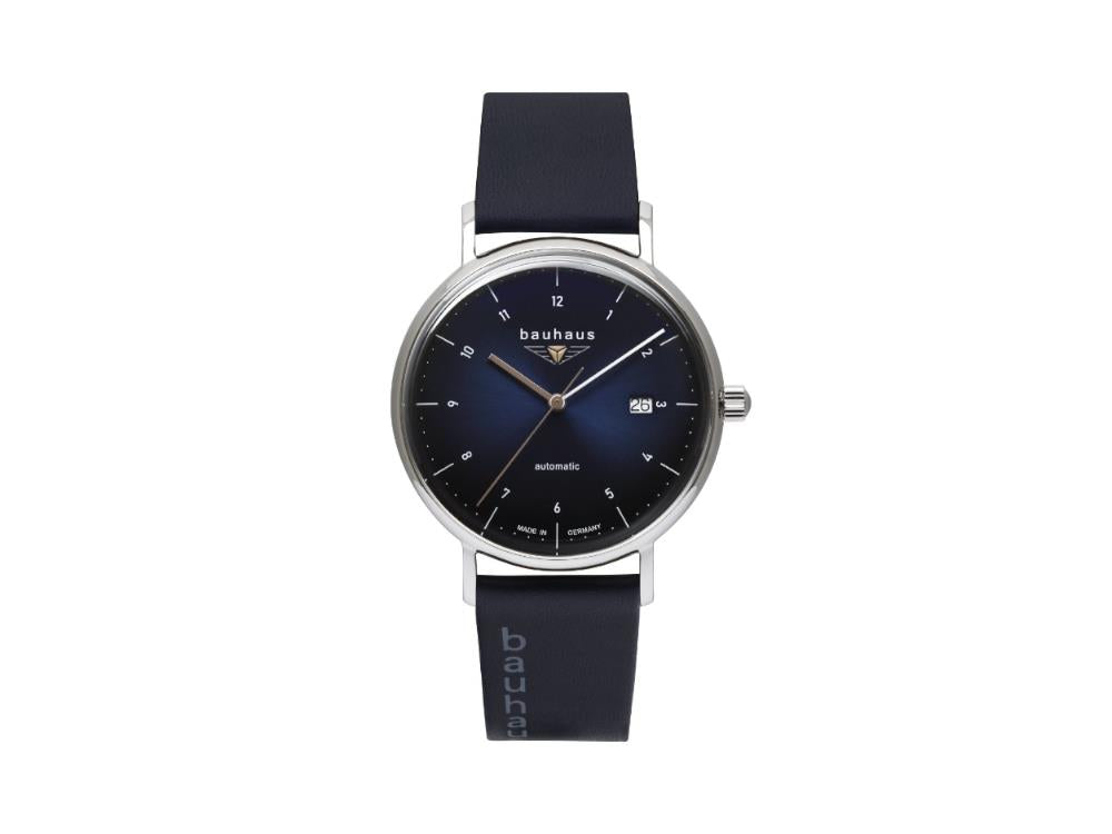 Bauhaus Automatic Watch, Blue, 41 mm, Day, 2152-3