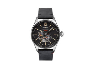 Iron Annie Flight Control Automatic Watch, Black, 42 mm, Leather strap, 5172-2