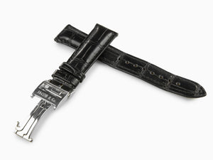 Jacob & Co, Leather Strap, Black, 18 mm, Bukkle, ABL18