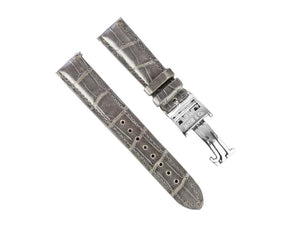Jacob & Co, Leather Strap, Grey, 18 mm, Bukkle, AG18