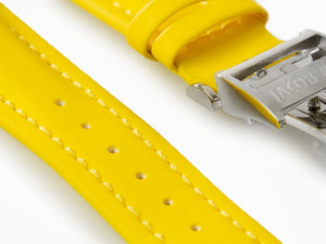 Jacob & Co Strap, Rubber, Yellow, 20 mm., PY20