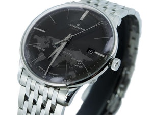 Junghans Meister MEGA Radio-Controlled Quartz Watch, 38,4mm, Black, 058/4803.44