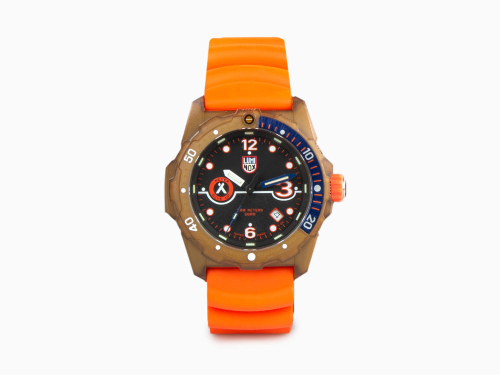 Luminox Bear Grylls Survival 3720 Series Quartz Watch, Grey, 42 mm, LX.3729.ECO