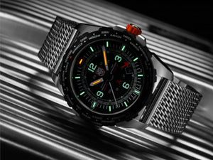 Luminox Bear Grylls Survival GMT Quartz Watch, Black, 45 mm, 20 atm, XB.3762