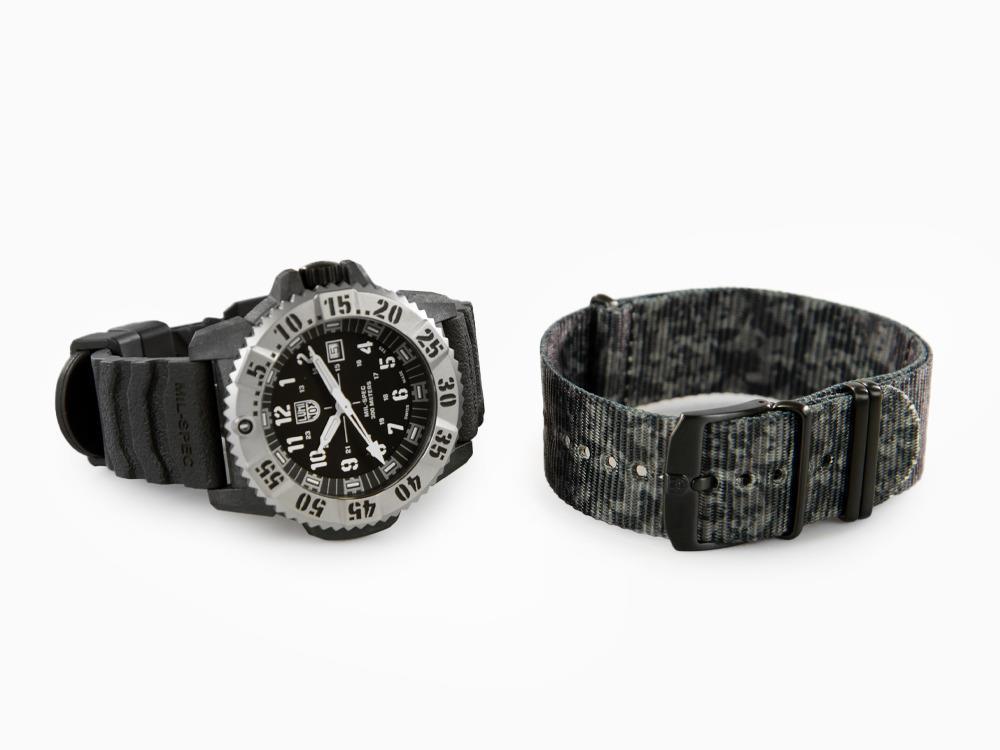 Luminox Land Mil-Spec Quartz Watch, Black, 46 mm, 30 atm, XL