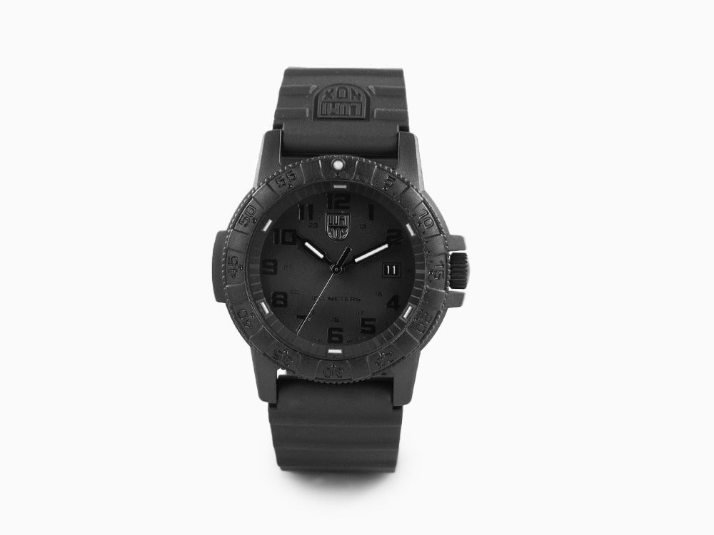 Luminox Leatherback  Sea Turtle Giant 0320 Quartz Watch, Black, Carbon, 44mm