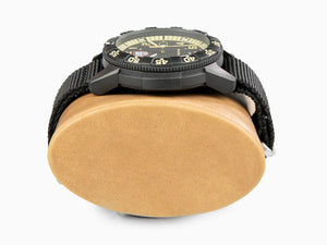 Luminox Sea Turtle Giant Quartz Watch, Black/Beige, Carbon, 44 mm, 10 atm, Day