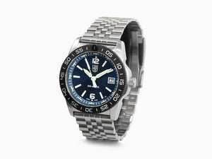 Luminox Sea Pacific Diver Ripple Collection Quartz Watch, Blue, XS.3123M.SET