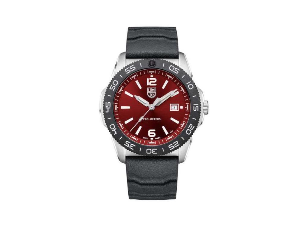 Luminox Sea Pacific Diver Quartz Watch, Red, 44 mm, Day, 20 atm 