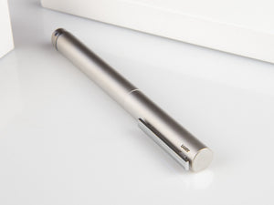 Lamy Ideos Fountain Pen, Aluminum, Silver, Anodised, 1235462