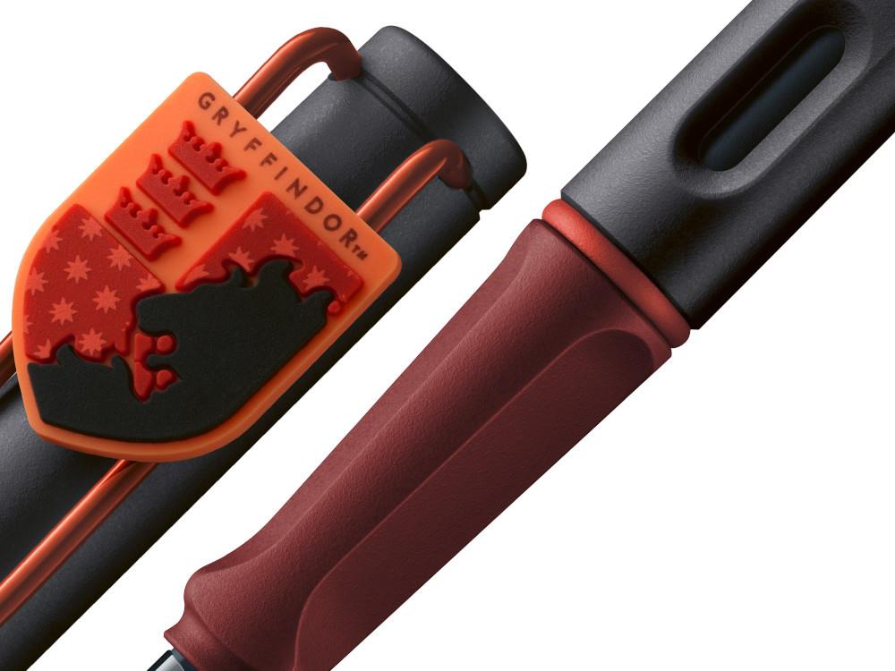 Lamy Safari Harry Potter Gryffindor Fountain Pen, Black, Red, 1240153