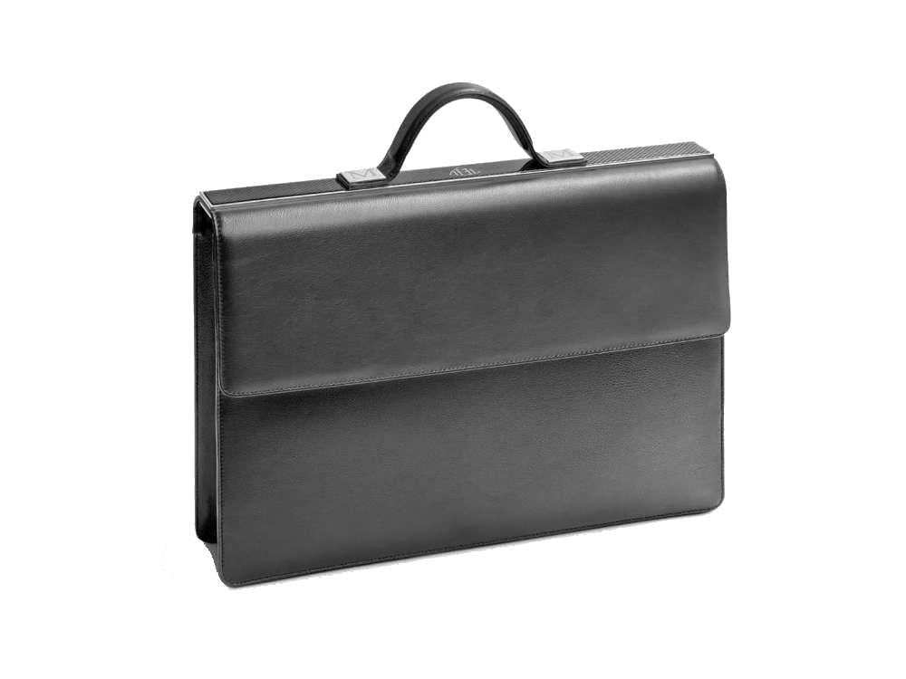 Maybach The Asset II Document case, Leather, Black, MMA-BAGASII-BLA-OL