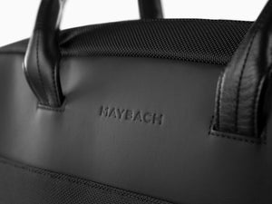 Maybach The Scope I Document case, Leather, Black, Zip, MMA-BAGBUSC-BLA