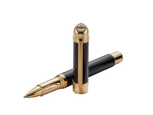 Maybach The Peak I Lustrous Midnight Black Rollerball pen, Gold plated