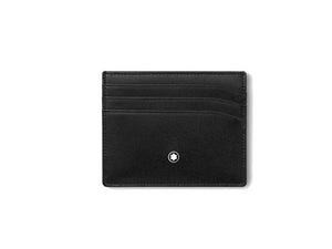 Montblanc Meisterstück Credit Card Holder, Black, 6 Cards, 106653