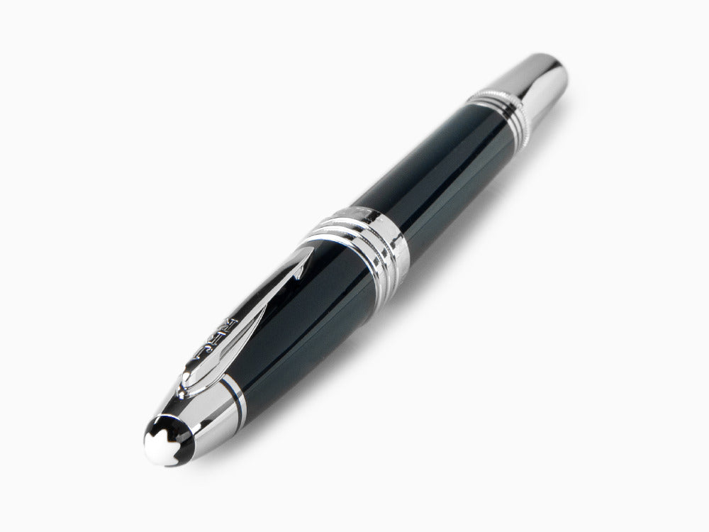 Montblanc John F. Kennedy Fountain Pen, Resine & Platinum, 111045