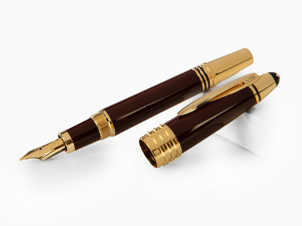 Montblanc John F. Kennedy Fountain Pen, Burgundy, Special Ed., 118051