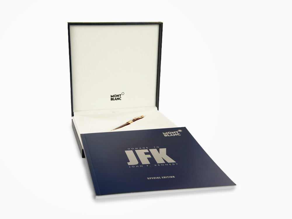 Montblanc John F. Kennedy Fountain Pen, Burgundy, Special Ed., 118051